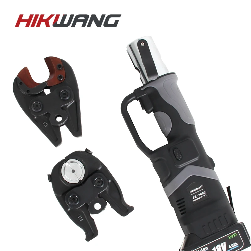 PZ-300C battery 2in1 hydraulic crimping tool and cable cutter for terminal cable lug crimper CU/AL cable multifunctional pliers