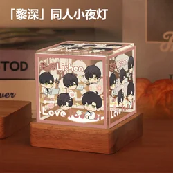 Anime Night Light Love and Deepspace Rafayel Zayne Xavier Sylus Cosplay Desktop Ornament Exposing Lamp Illumination Decoration