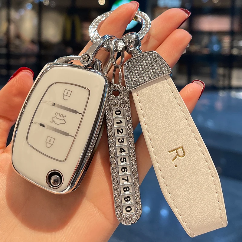 Tampa da caixa chave do carro para Hyundai, I10, I20, Ix25, I30, Ix35, sotaque, ELANTRA, PALISADE, ENCINO, Solaris, alma, Veloster, TUCSON, SONATA, Santa Fe