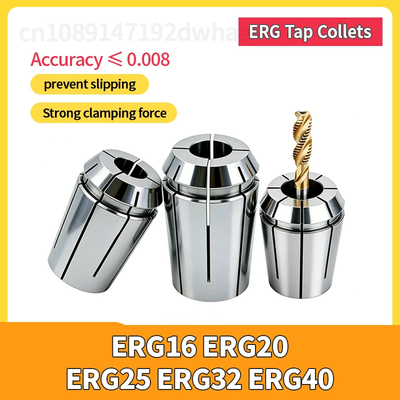 ERG25 ERG32 Set Tap Collet ER Tapping Collet Taps ERG32 ERG16 ERG20 ERG25 Square Tapping DIN ISO JIS Type Machine Milling Tools