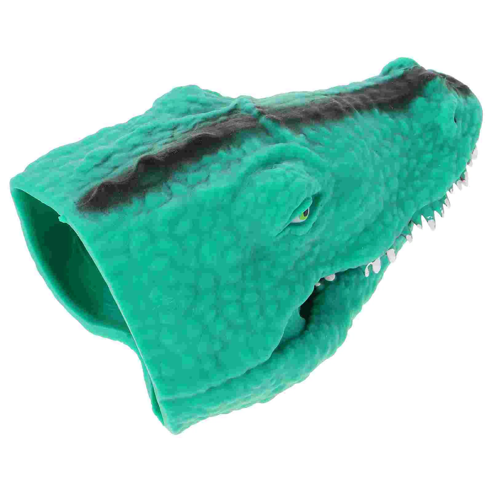 Speelgoed Krokodil Handpop Dinosaurus Vinger Interactieve Puppets Volwassen Zachte rubberen klauw