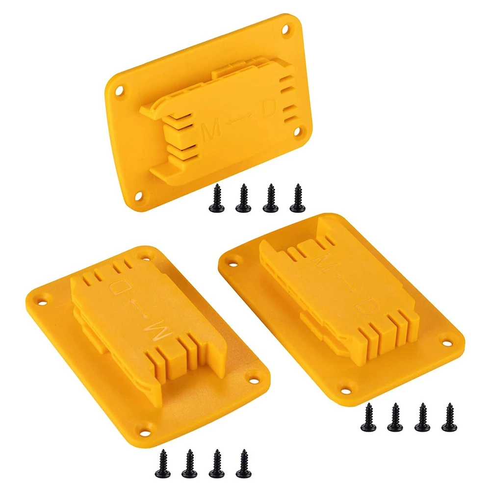 3 Packs Tool Mount for Dewalt 20V 12V Drill Fit for M18 Tool Holder Hanger (Yellow Lot of 3)