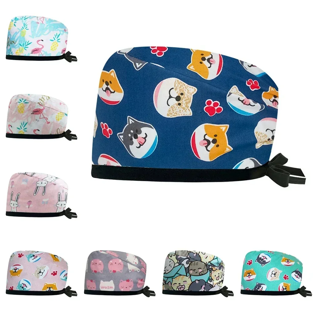 سعر الجملة للقبعات الجراحية للذكور ، أطباء الحيوانات الأليفة ، طبيب أسنان ، طبيب تخدير للطلاب ، قبعات سريرية #2