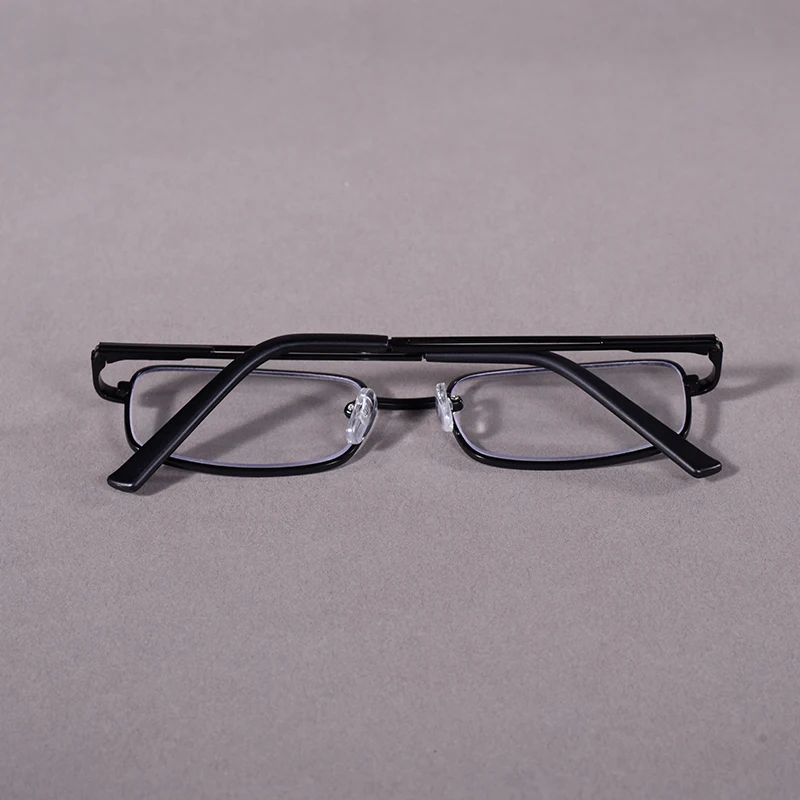 Hohe Qualität Edelstahl Lesebrille Männer Mode Presbyopie Brillen Business Hyperopie Anti Blaues Licht Brillen + 125 + 2 – Detail 18