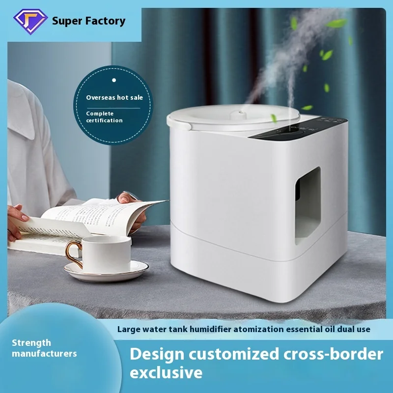 

A Popular 3l Household Aroma Diffuser And Humidifier Dual-Spray Water-Filling Intelligent Humidifier Fog Volume Humidifier
