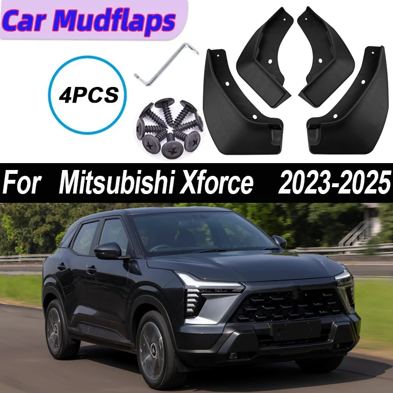 Car Mud Flaps For Mitsubishi X force Accessorios 2023 2024 2025 Auto Mudguards Fenders Front Rear Splash Part Car Accessories