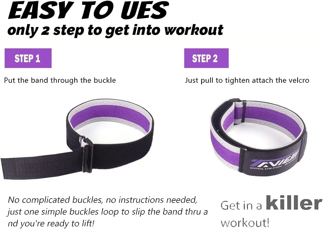 Bfr Occlusie Bands Voor Vrouwen Glutes Hip Fitness Bloedstroom Beperking Booty Weerstand Bands Gym Riemen Voor Butt Squat Dij