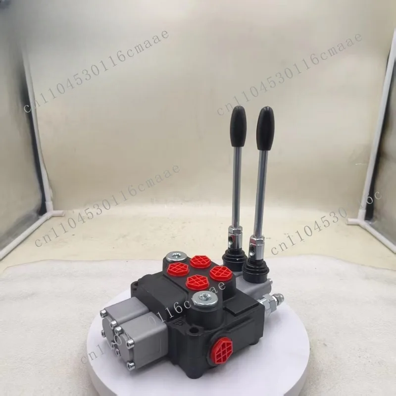 DCV40 40 Liter/min 2 Spools Manual Hydraulic Monoblock Directional Control Valve Hydraulic Distributor