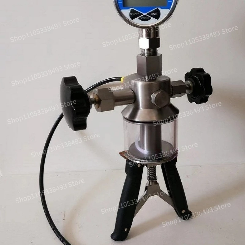 For Hand Clamp Pressure , Hand Pinch Air Pressure Manual Hydraulic Source 0~ 700bar Marine Hand-held Pressure Calibrator