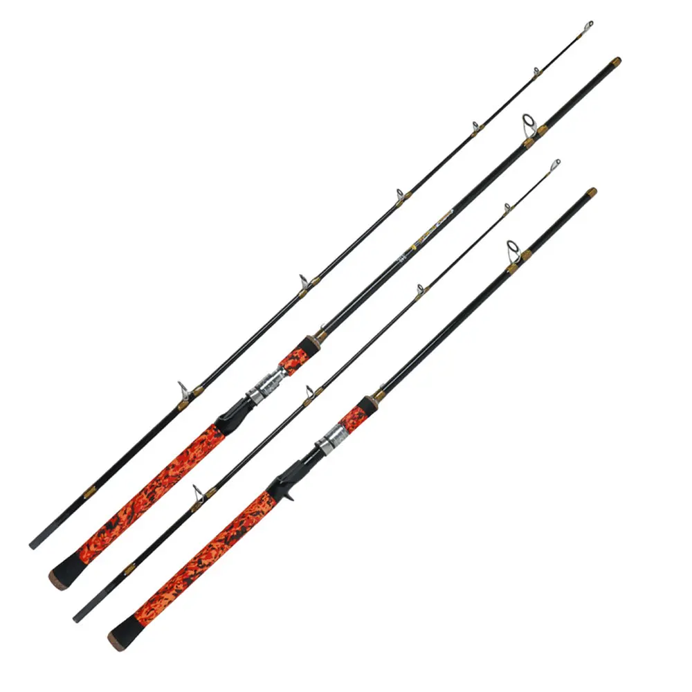 

Freshwater Reservoir Pond Red Colors Fishing Rod 2.1m 2.28m 2.4m 2.7m 2 Pieces Casting Spinning Catfish Fishing Snakehead Rodpro