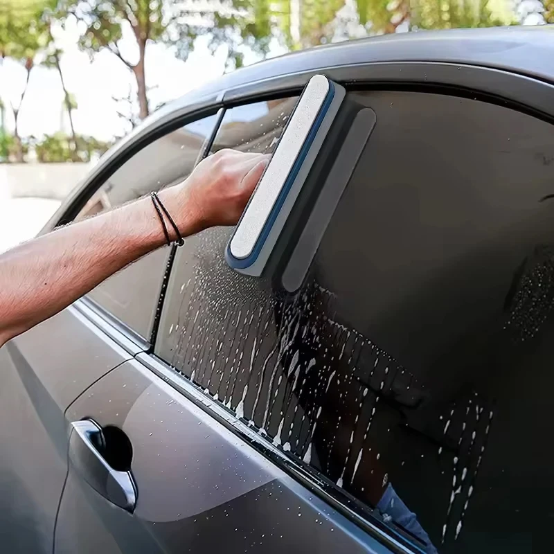 1pc Silicone Wiper  Glass Scraper Car Windshield  Cleaning  Scraper  Can  Be  Used  To Clean Car Glass  Windows  Bathroom  Kitch