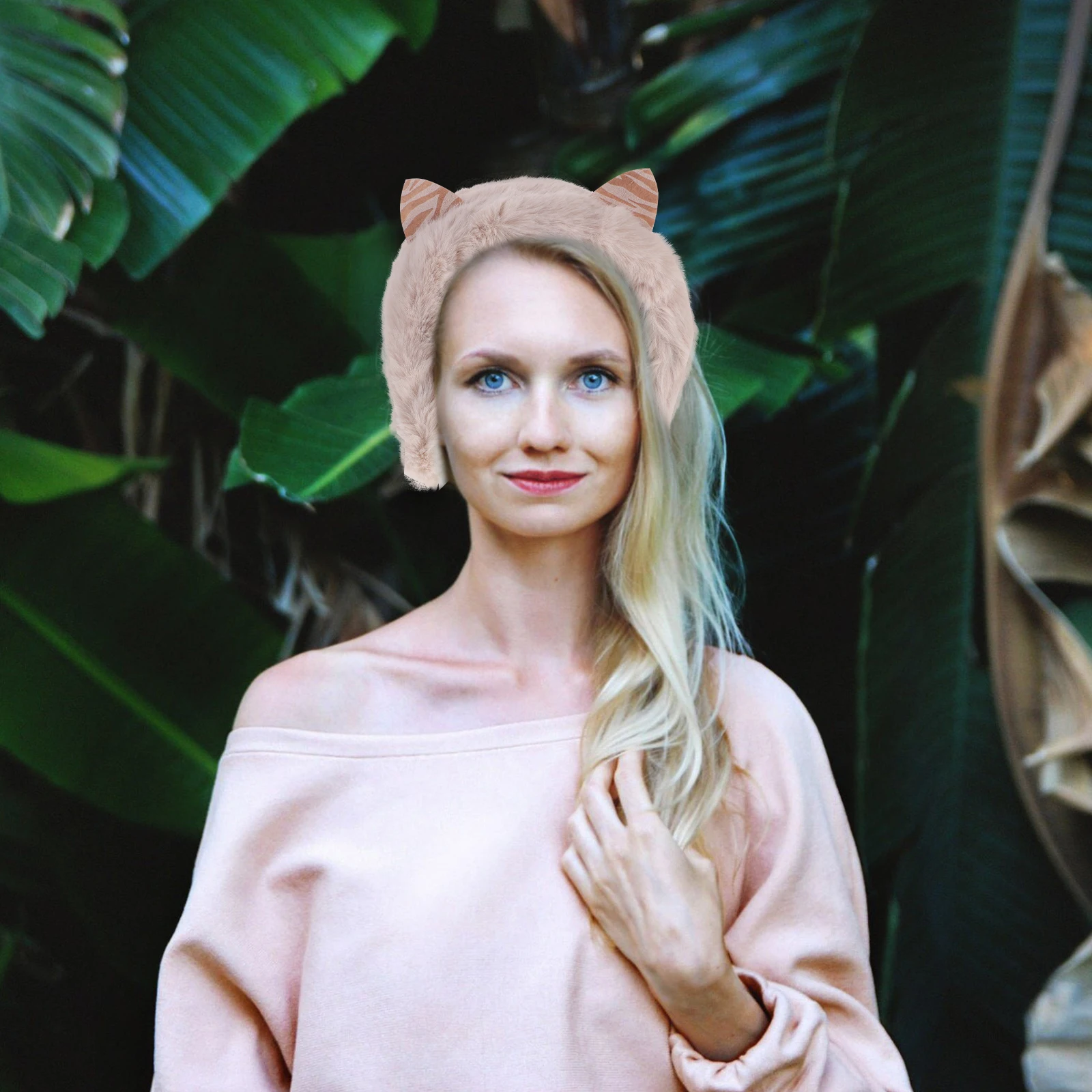 

Cat Ear Earmuffs Fuzzy for Girls Warmers Women Winter Outdoor Cute Foldable Miss