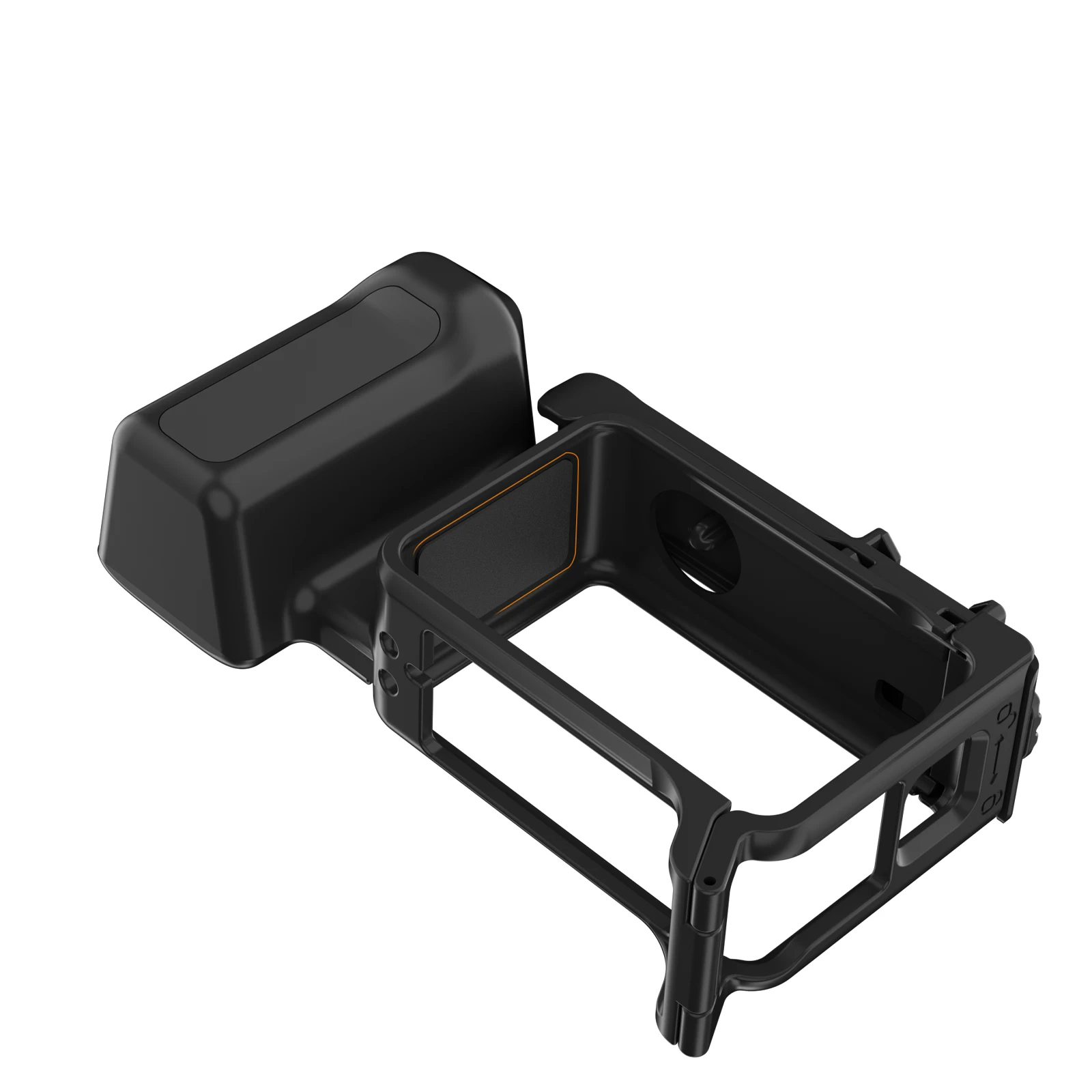 

For DJI Action 5 Pro/4/3 Street Shot Handle Frame Protective Case