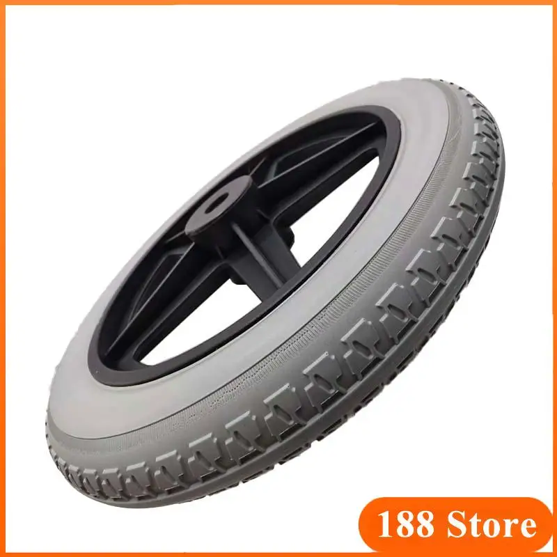 High quality 14x1.75 Solid Tire with Hub for 14 Inch Wheelchair Rear Medical Accessories