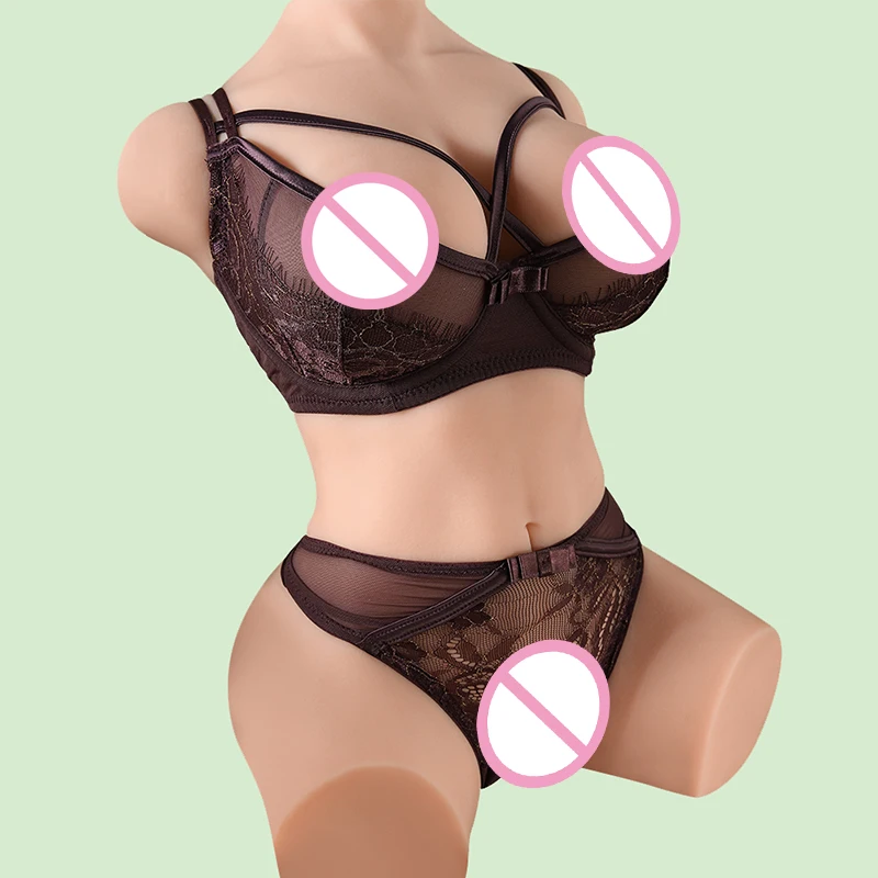 Renheyuou metade do corpo boneca masturbadores masculinos sexo boneca real 3d vagina anal bunda grande canal duplo artificial buceta brinquedos sexuais sexpuppe