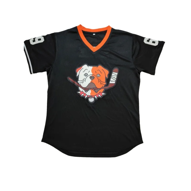 

Shoresy Sudbury Blueberry Bulldogs Baseball Jersey Retro Mesh Men/Women Breathable Short Sleeve T-Shirt V-Neck Sportswear