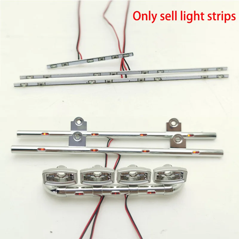 LED Light Bar Side Light Headlight Car Accessories Rc Cars for Adults for 1/14 Tamiya RC Truck Trailer Tipper Scania 770s 56368