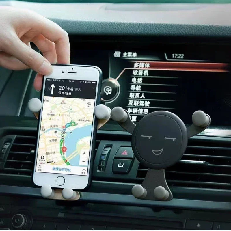 Gravity Car Phone Holder Air Vent Mount Cell Phone Holder in Car Mobile Support For iPhone 13 12 Xiaomi Universal GPS Stand