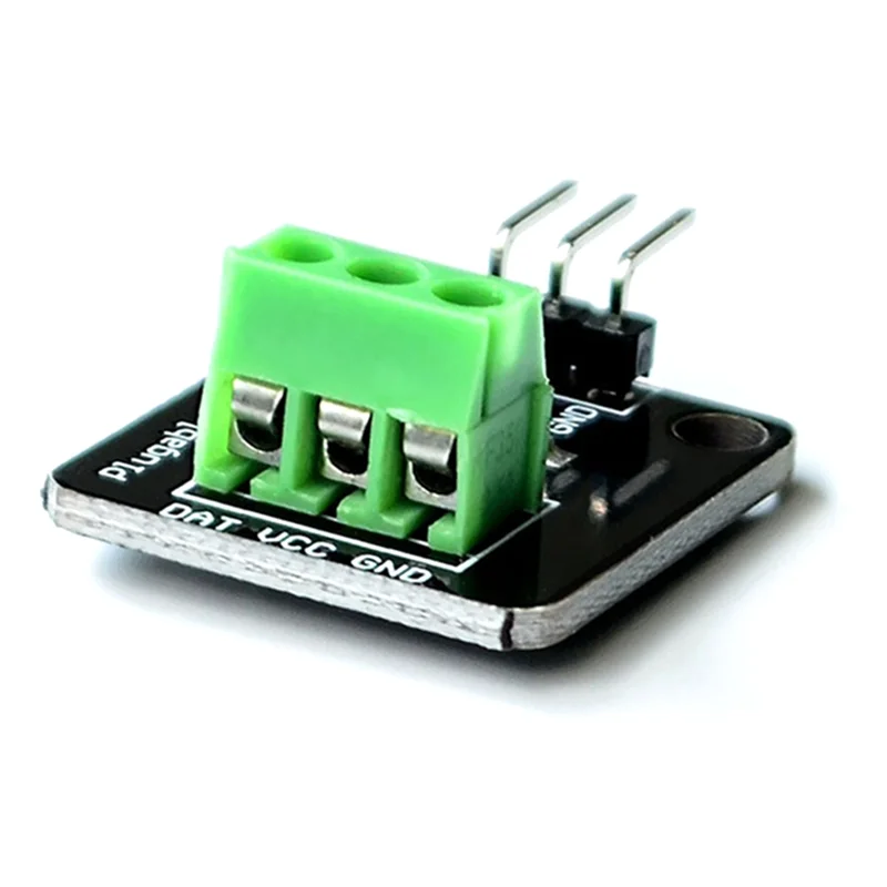 B49C 3Set DS18B20 Kit de Sensor de temperatura impermeable 100CM Cable de Sensor Digital adaptador de Terminal de sonda para Arduino