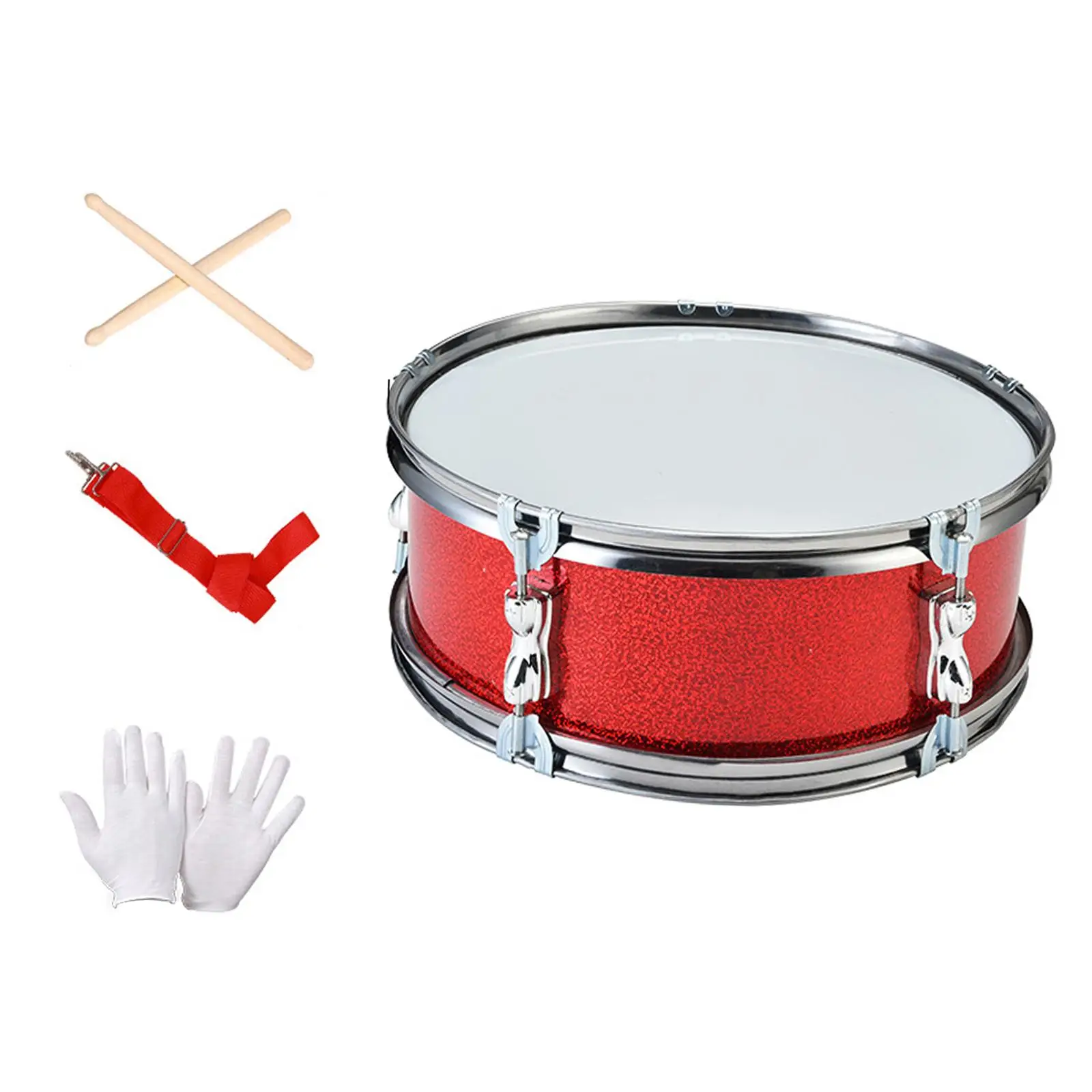 13inch Snare Drum with Shoulder Strap Professional Musical Instruments Music