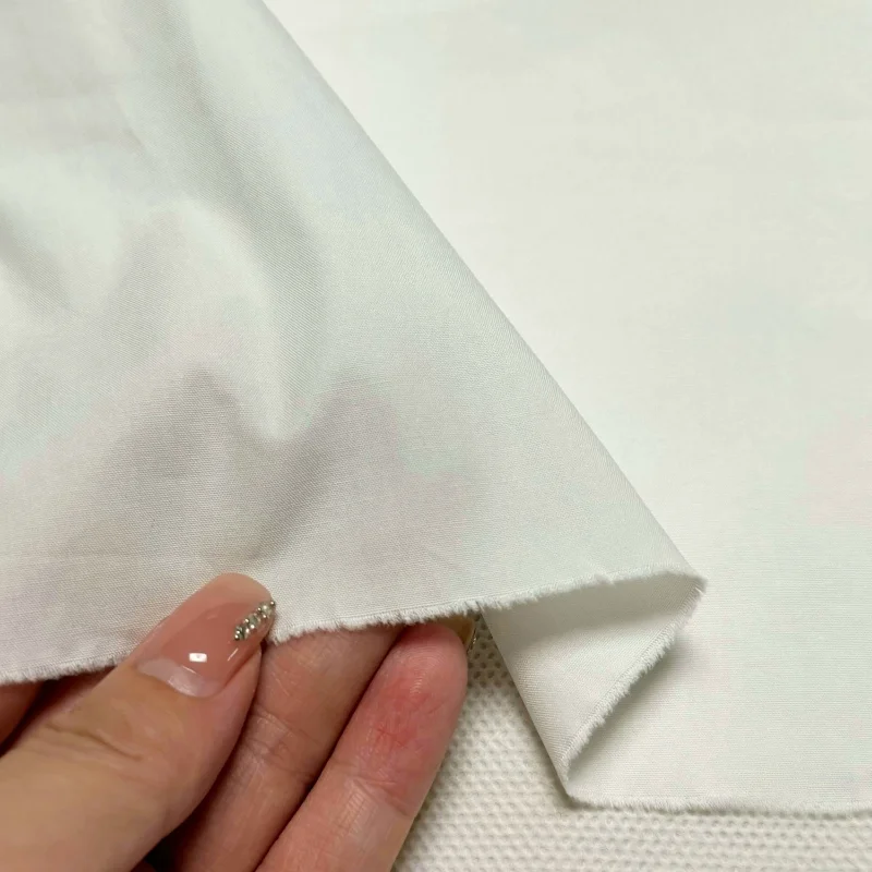 Solid Color 100%Cotton Fabric Lightweight Breathable Pants Skirt Dress Summer Spring Casual Handmade DIY Home Sewing Material