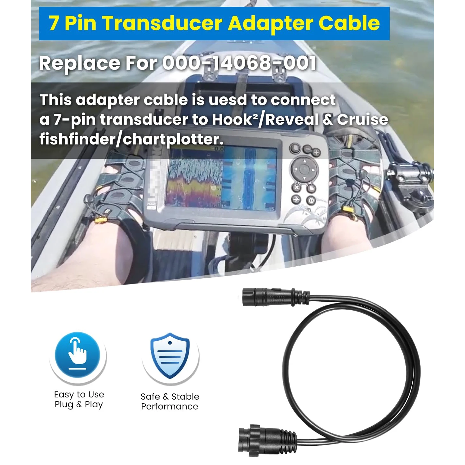 อุปกรณ์เสริมเครื่องหาตำแหน่งปล - Fish Finder Lowrance Hook บทวิจารณ์และราคา