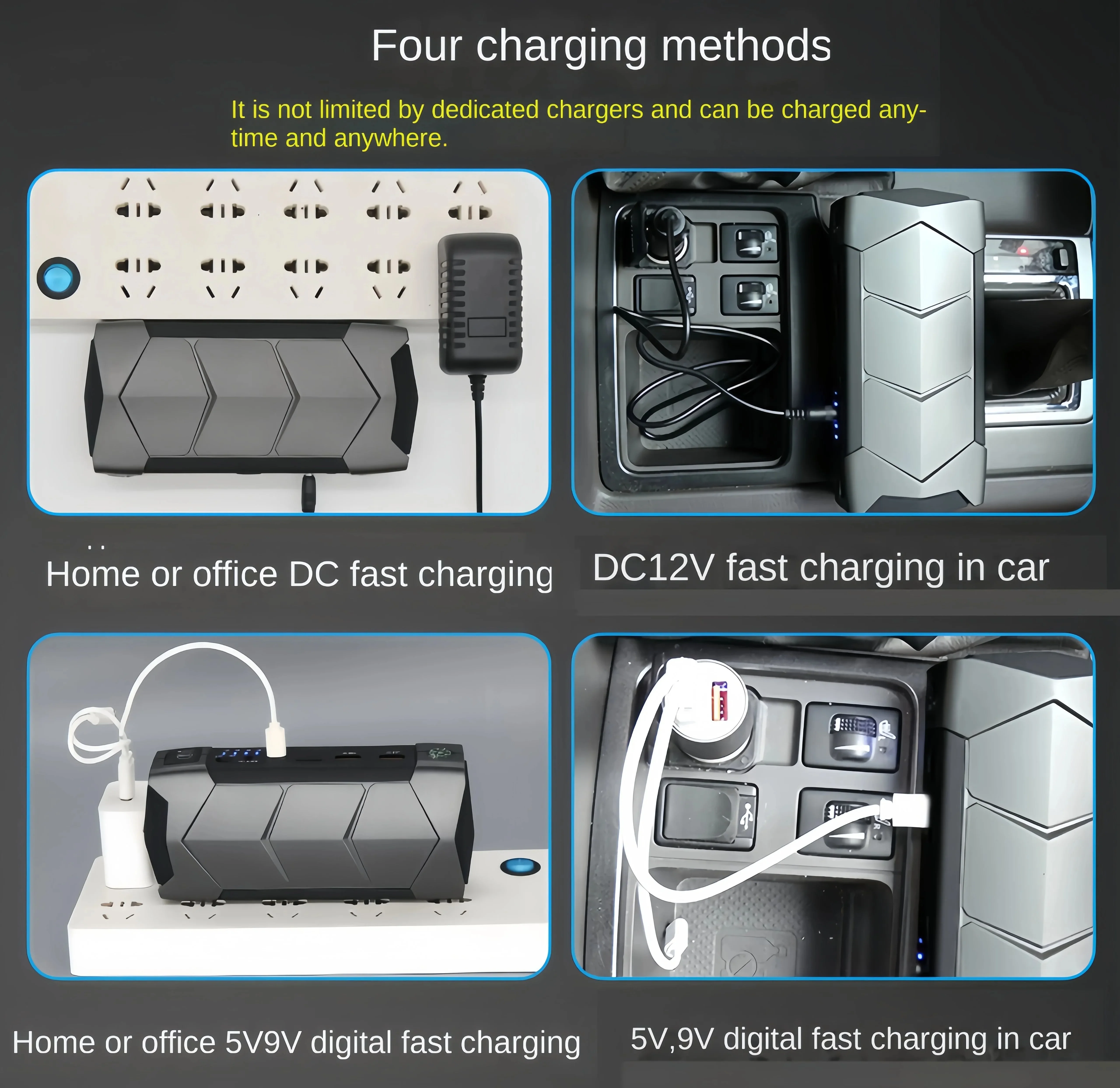 New 12V 1500A Car Jump Starter Car Battery Starters Portable Power Bank 12V Starting Device Booster For Petrol Diesel Car