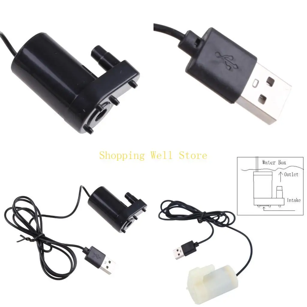 Micro Mini Mini Mini Mini Mini-погрузка водяного насоса аквариумы аквариум USB с питанием для 5V 2-3L Micro Mini Mini Mini Mini Mini-погрузка водяного насоса аквариумы аквариум USB с питанием для 5V 2-3L