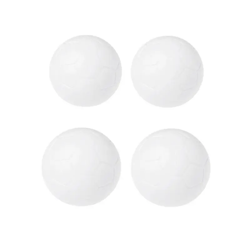 2 Pcs White Table Football Replacement Resin Balls Decoration Official Foosball