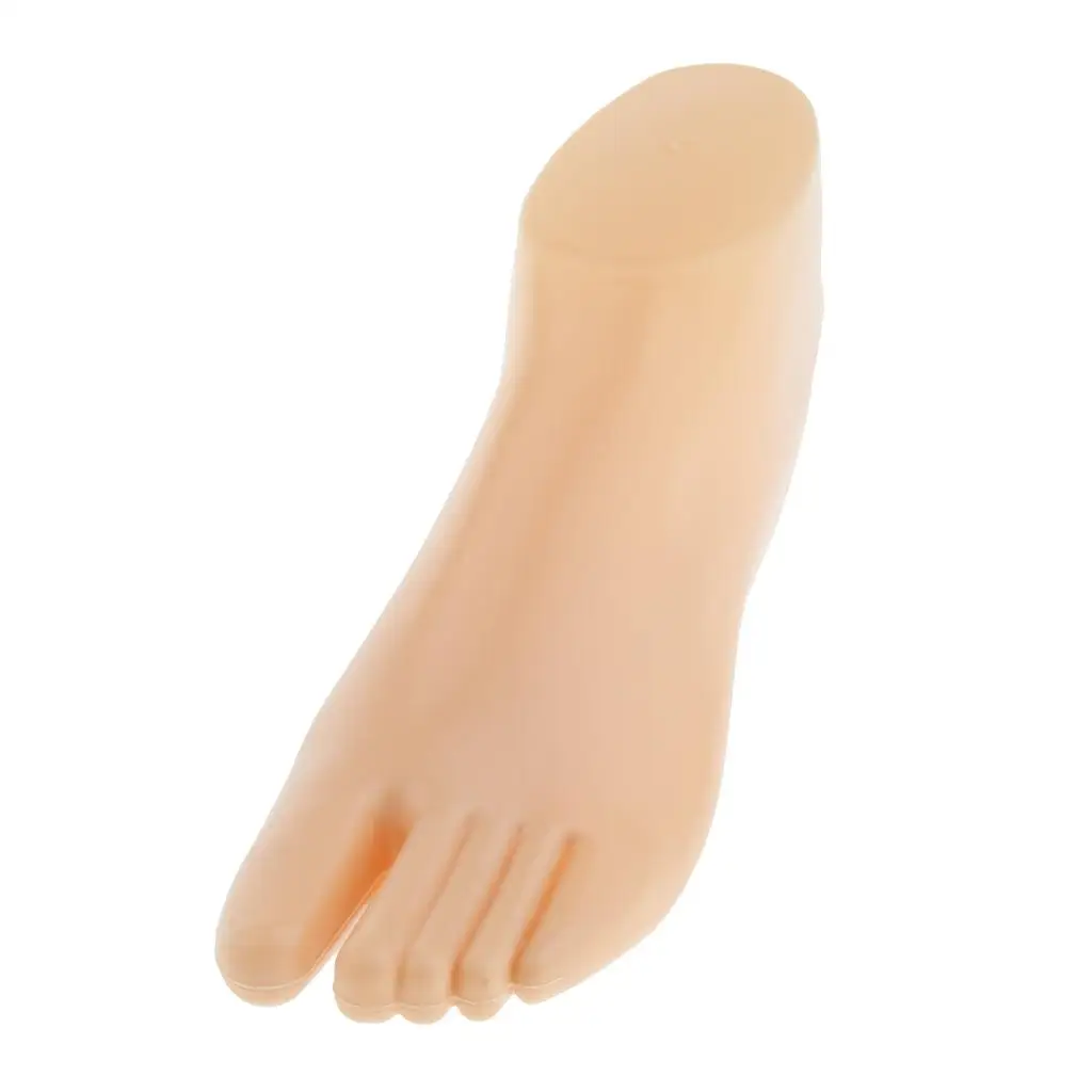 Men Feet Mannequin Plastic Simulation Foot Display Stand for Socks Shoe Retail Store Flip Flops Sandals