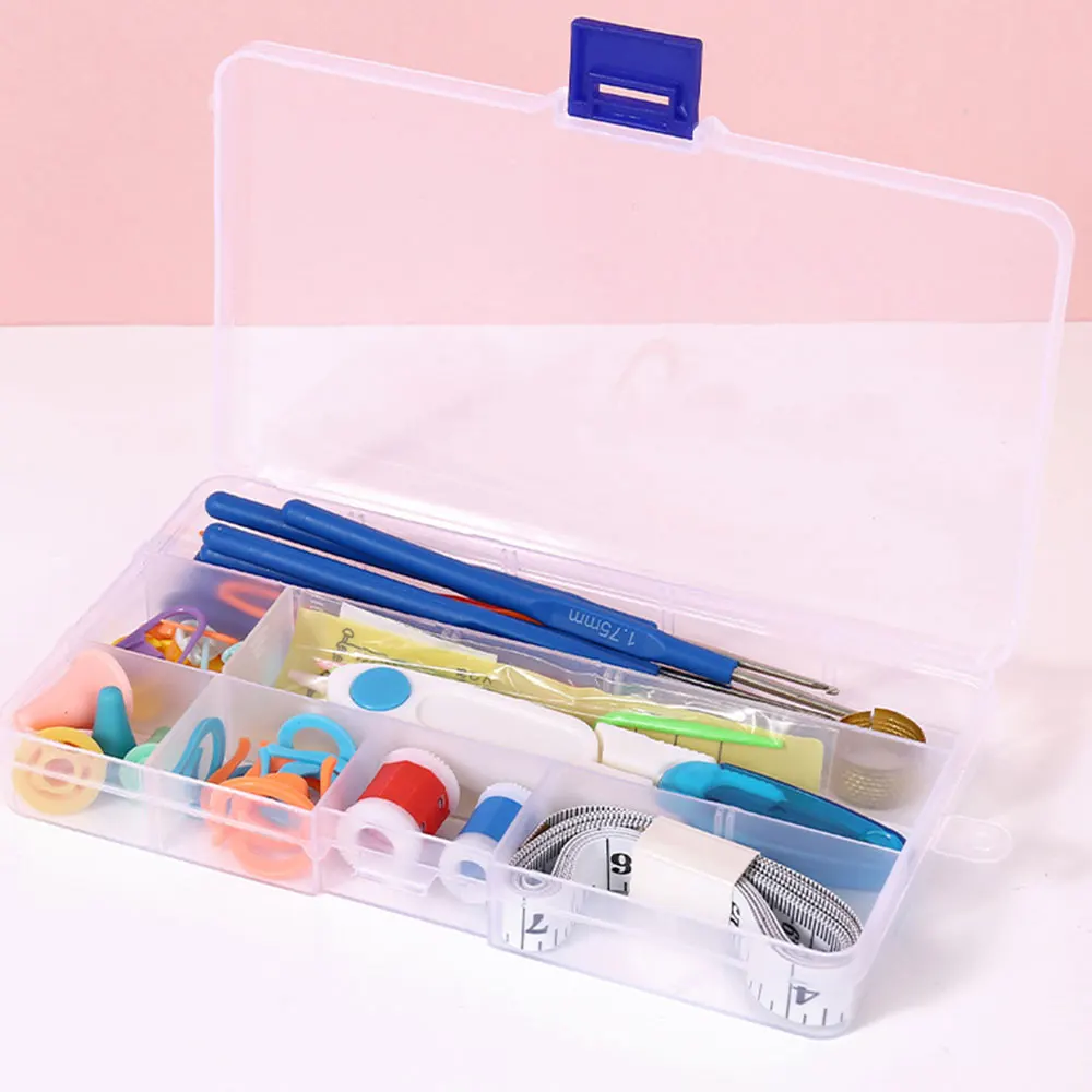 53pcs Crochet Hook Set DIY Craft Sewing Tool with Storage Box Multicolor Mixed 2-8mm Knitting Needles for Beginners image 3