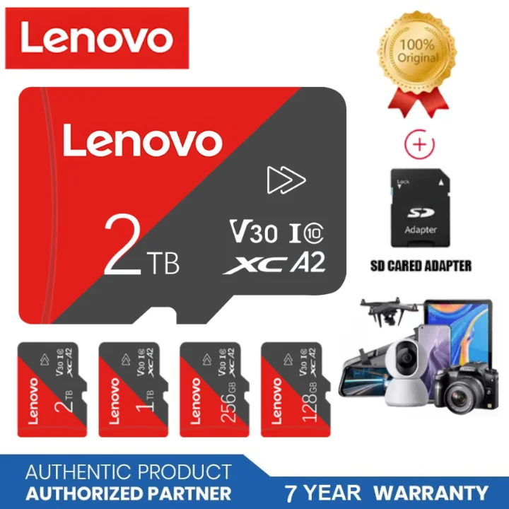 Lenovo-tarjeta de memoria Micro TF Original para Nintendo Switch, dispositivo de 2TB, Flash Class10, SD de 1TB, 128/256/512GB