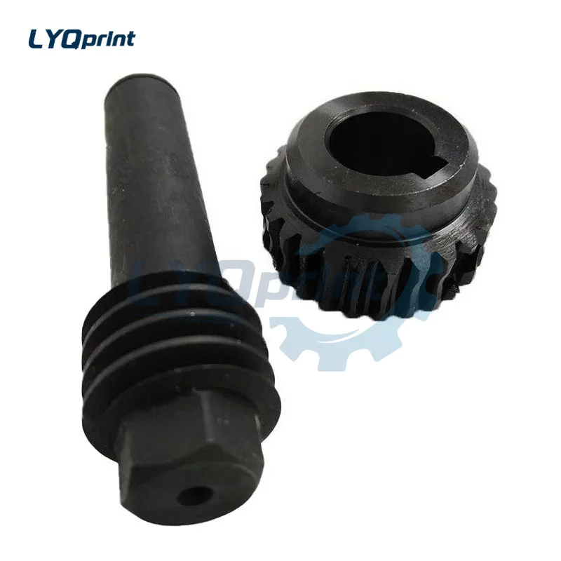1 PCS Worm Gear Shaft GTO SM74 MO 42.006.029 Machine Gear Offset Printing Spare Parts Durable
