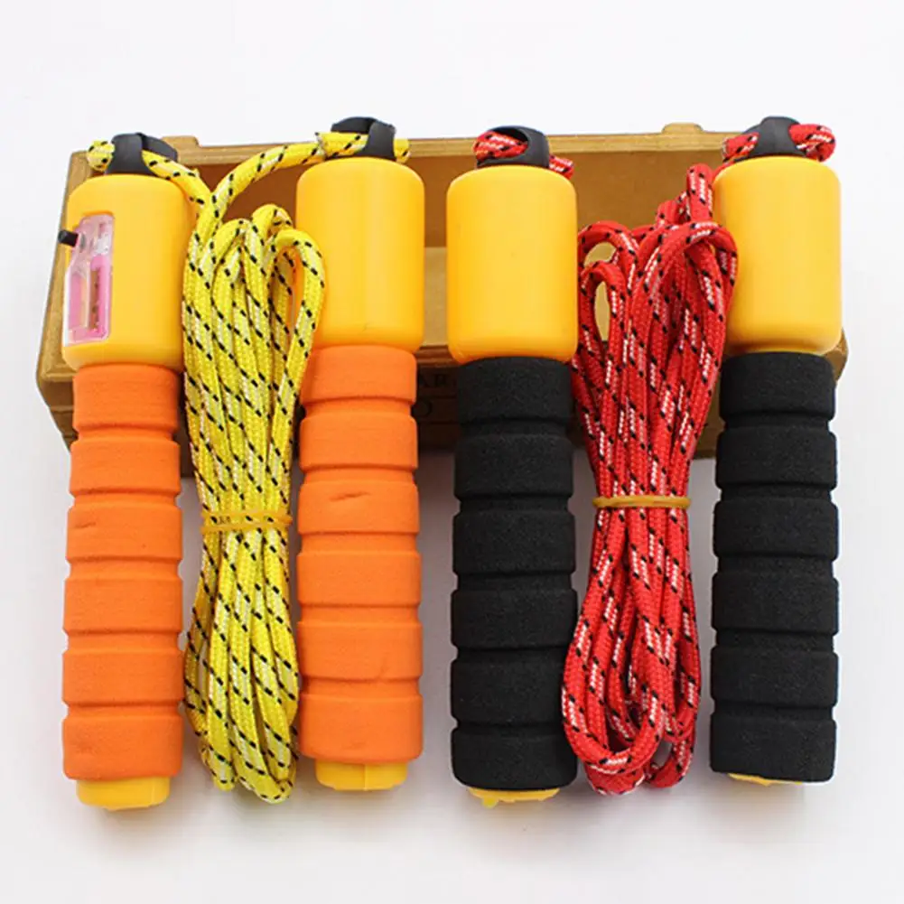 

Useful Speed Rope Cables Sponge Handle Speed Jump Rope Non-slip High Speed Spinning Jump Rope Smooth Spinning