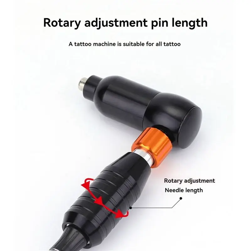 ABMK 2X المهنية آلة الوشم قابل للتعديل محرك دوار الهجين آلة الوشم قلم الوشم معدات آلة طابعة الوشم #6