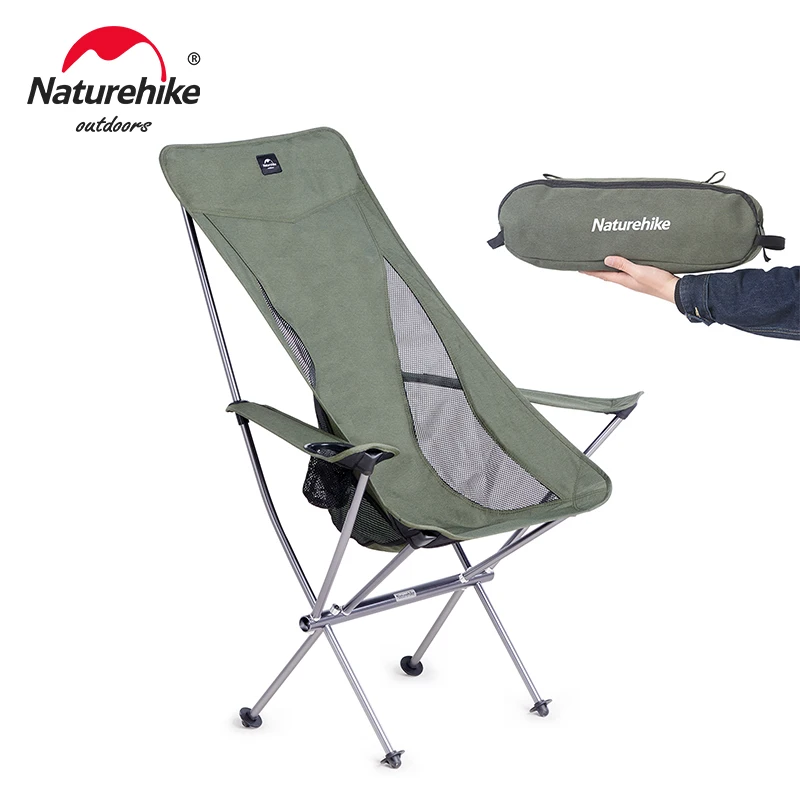 

Naturehike YL06 PLUS Foldable Chair Ultralight Portable Folding High Back Armchair Outdoor Camping Picnic Travel Fishing Chairs