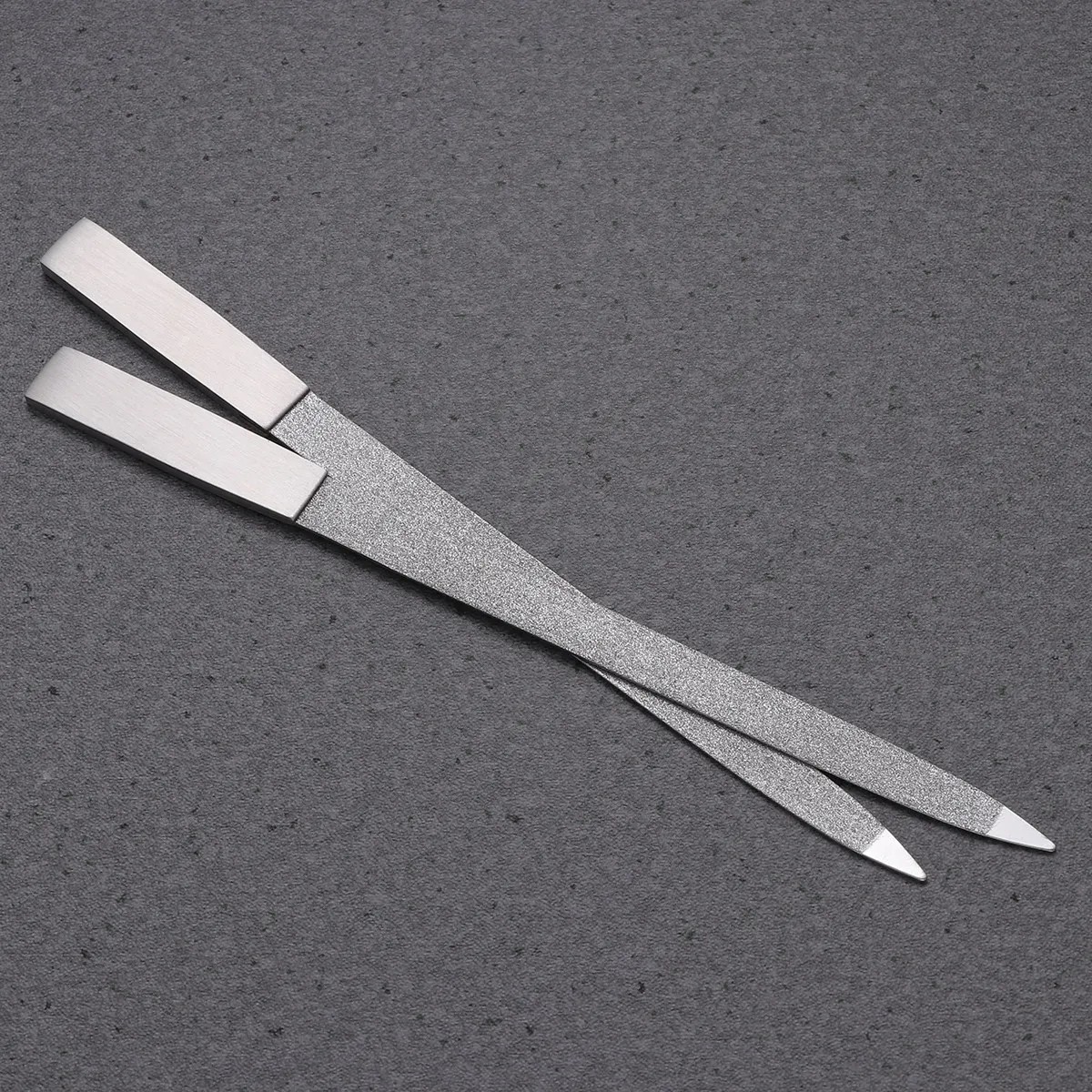 

6Pcs Stainless Steel Nail Files 7 Inches Heavy Duty Nail Art Tools for Fingernail Trimming Shaping Salon Home Manicure