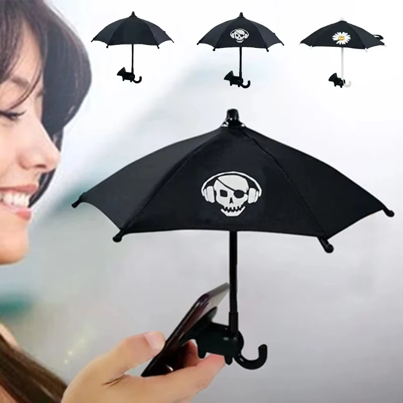 

Multi-color Mobile Phone Sunshade Umbrella With Suction Cup Phone Stands Outdoor Cover Sun Shield Mount Phone Holder Accessories