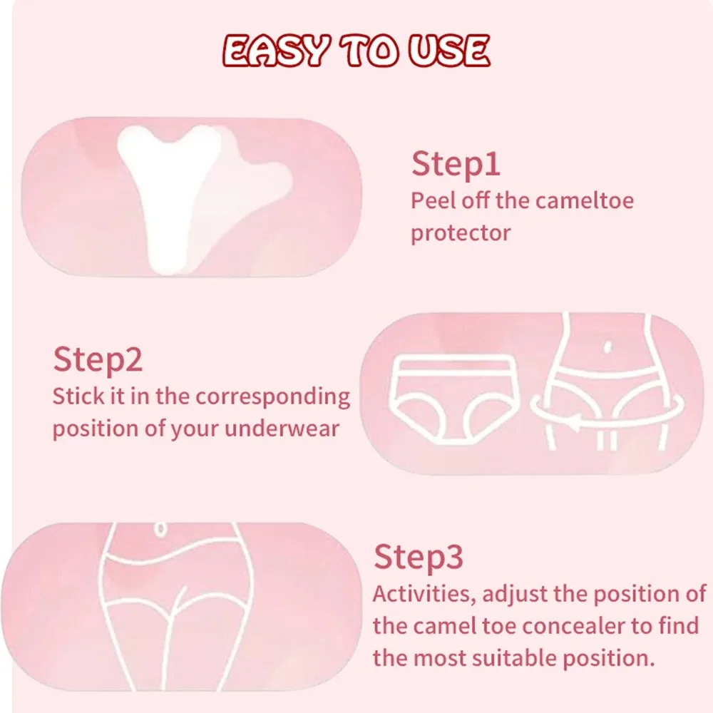 Celana dalam silikon, legging, dan bikini dengan bantalan penutup untuk mencegah camel toe, nyaman dipakai.