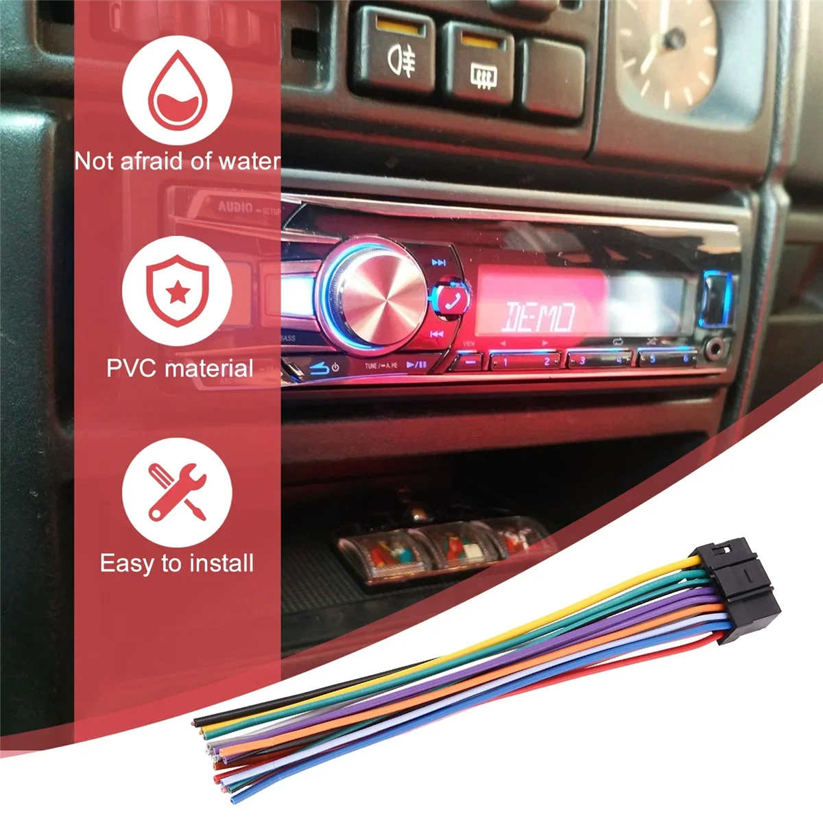 Pop Car Cd Radio Audio Stereo Standard Harness Connector Wire Ad Super Hot Able For Alpine 9887