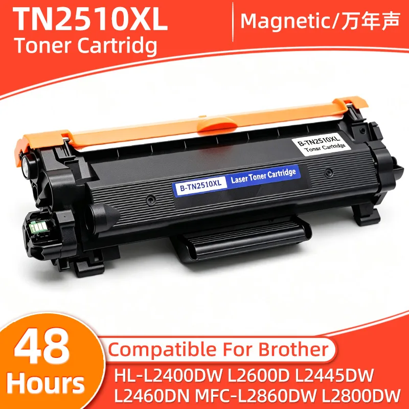 TN2510XL 2510 DR2510 toner cartridge Compatible for Brother HL-L2400DW L2442DW L2445 2447 L2460 L2865 DCP-L2620 MFC-L2860  L2800