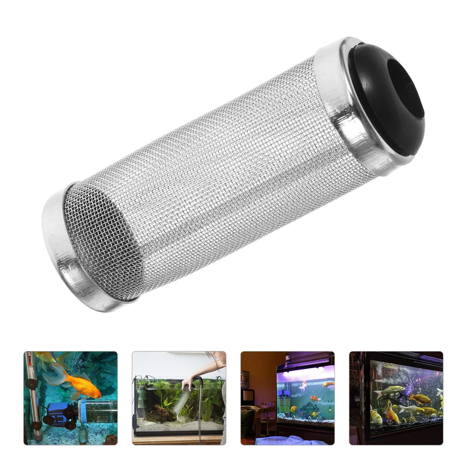 

Aquarium Filters Inlet Guard Stainless Steel Mesh Cover for Fish Tank Shrimp Breeding Filter Protector Accessory