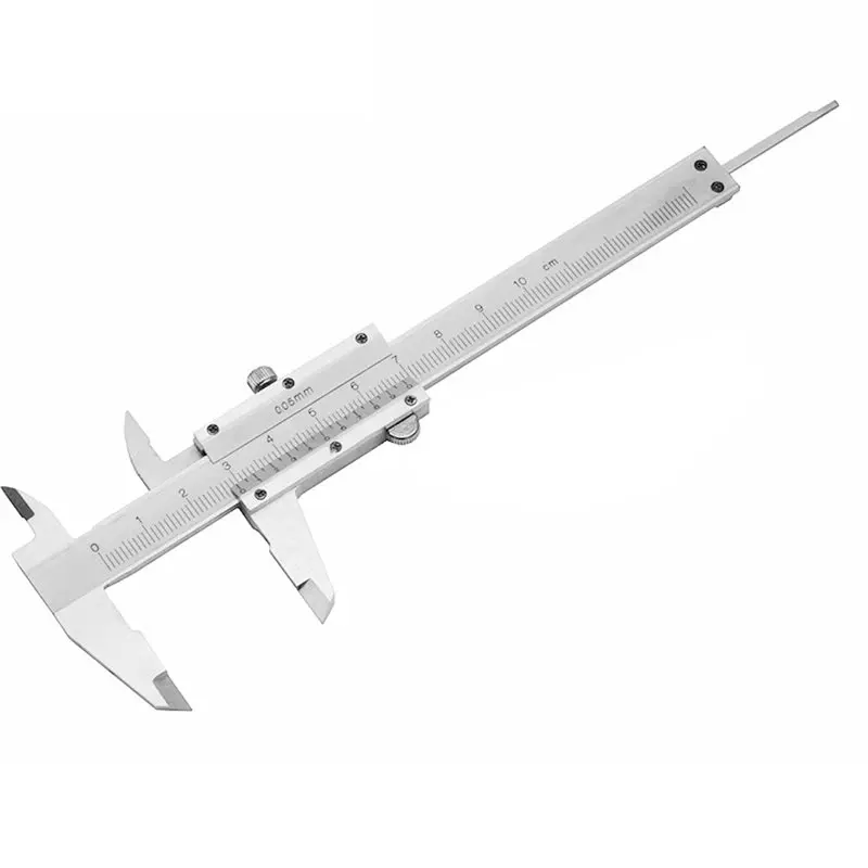 

ABBN-Vernier Caliper For Industrial For DIY Use, 100Mm Carbon Steel Gauge,Accurate To 0.05Mm