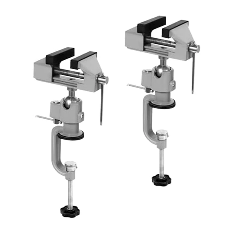 

AF89-2 Bench Vise Rotate 360°Table Vise Portable Clamp Vise For Crafting,Woodworking, Modeling,Sculpting, Painting, Drilling