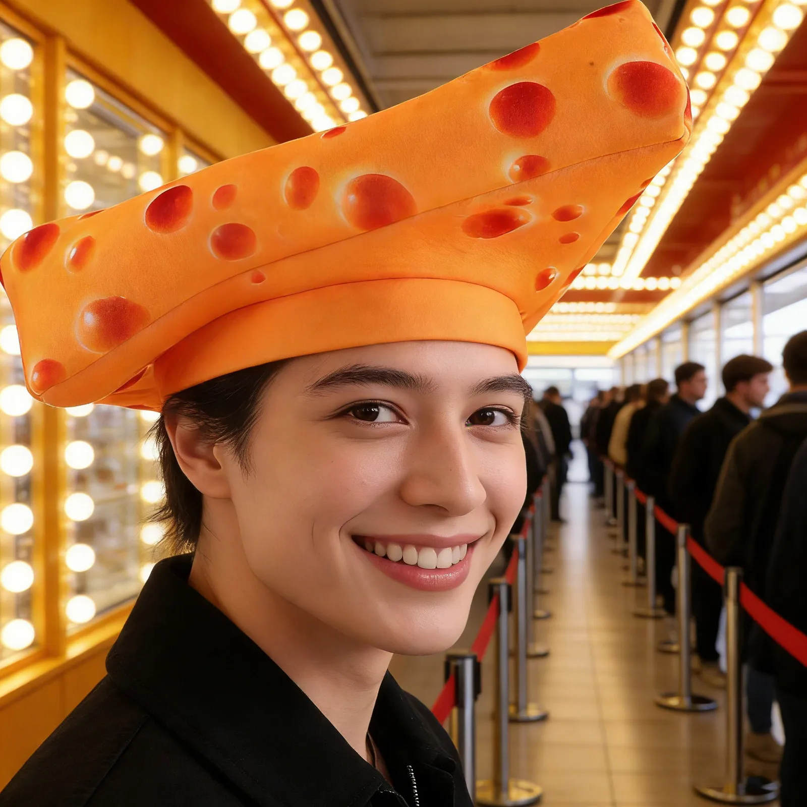 

Желтая мягкая шапка-голова из композитного хлопка, аксессуар для костюма, для вечеринок, дня рождения, фотосессий, косплея, Хэллоуина