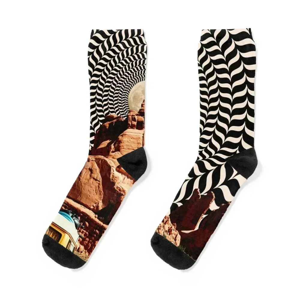 

Illusionary Road Trip Socks winter gifts winter Boy Socks Women's