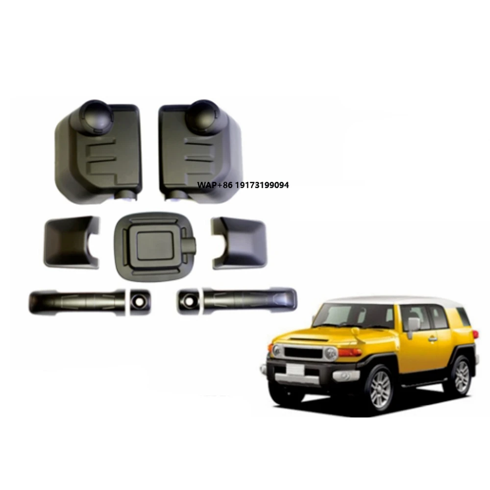 

For FJ Cruiser Blackened Cover Cover Trim Accessories Tank Mirror Covers