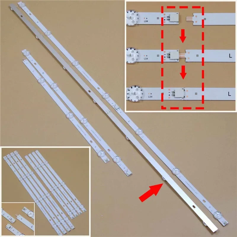 LED TV Array Bar Für Digma DM-LED40F205BT2 Hintergrundbeleuchtung Streifen RF-BS400012SE30-0701 A1 Kits Bands Für Sharp LS-40FI3012E Bänder