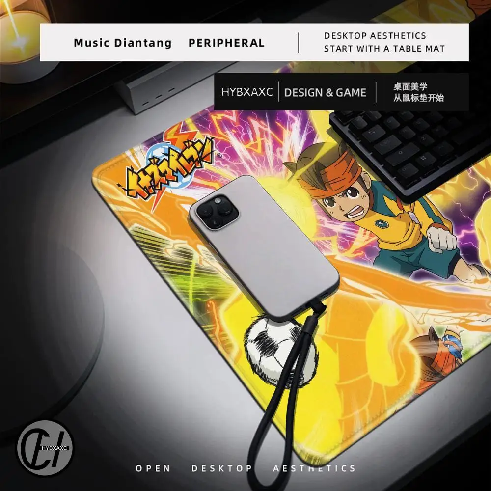 Game Inazuma Eleven Mousepad Desk Pad Gaming Accessories Prime Gaming XXL Keyboard Pad Stitched Pad Desk Pad 400x900mm