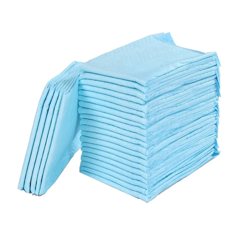 

20 Pcs Absorbent Bed Pad Foldable Nappies Thicken Waterproof for Adults